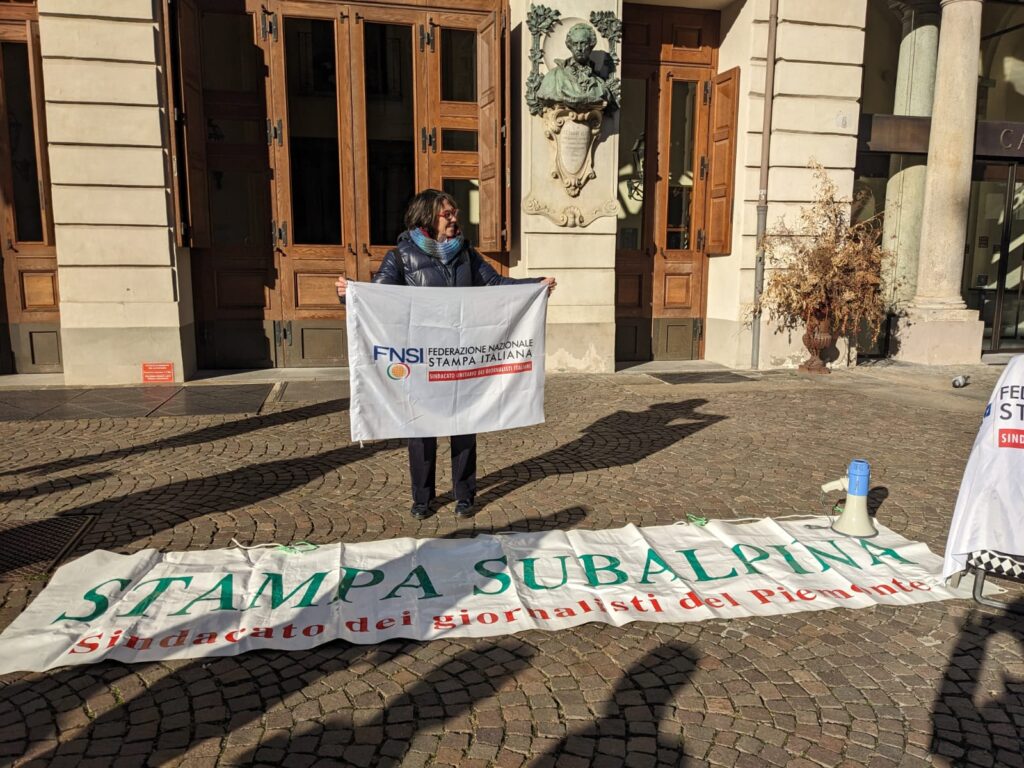 giornalisti sciopero