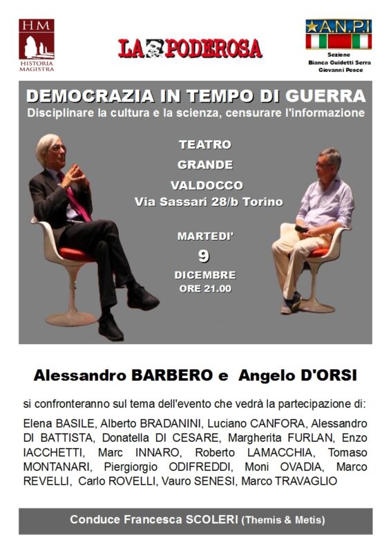 La locandina dell'evento