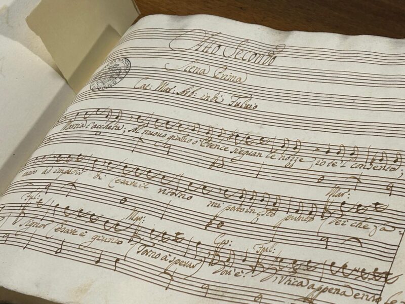 Vivaldi spartitura autografa